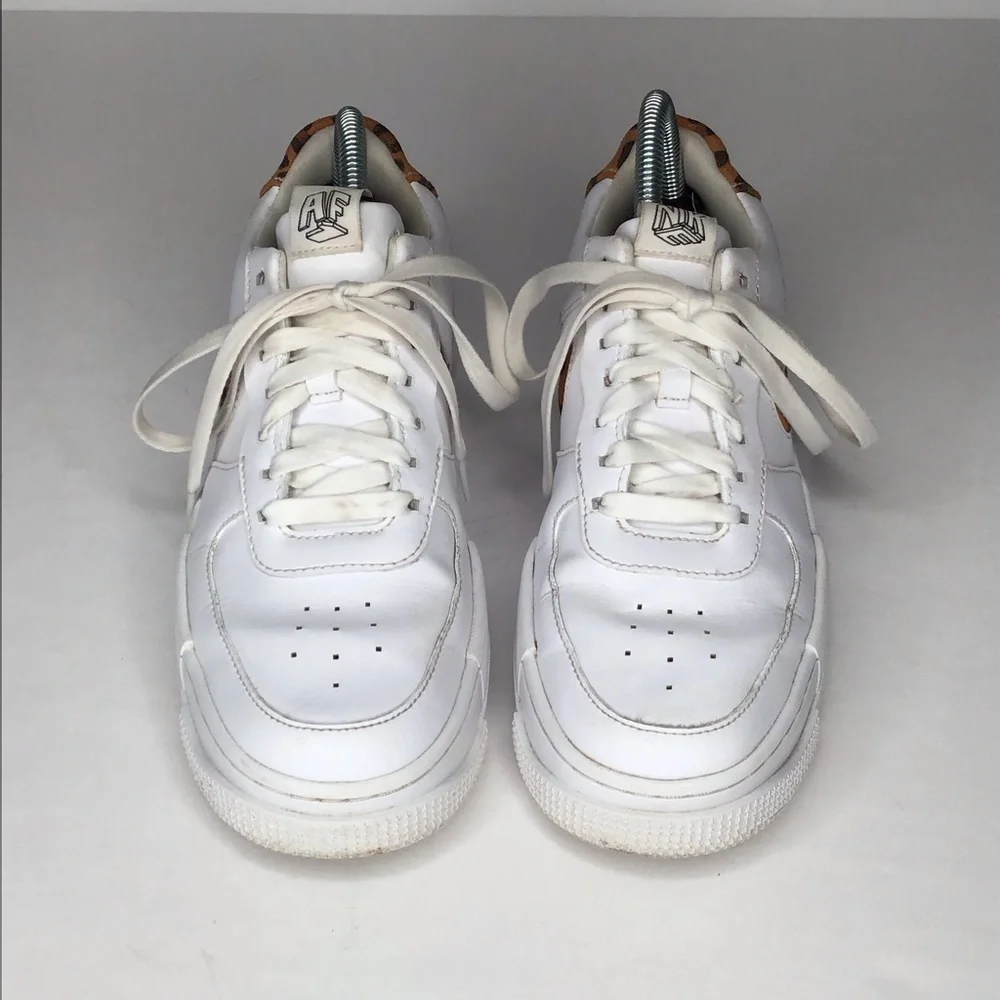 NIKE Air Force 1 Pixel SE Leopard Sneaker Size 8.